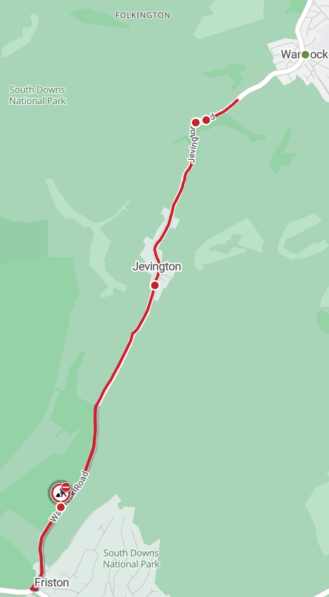 Map of works area