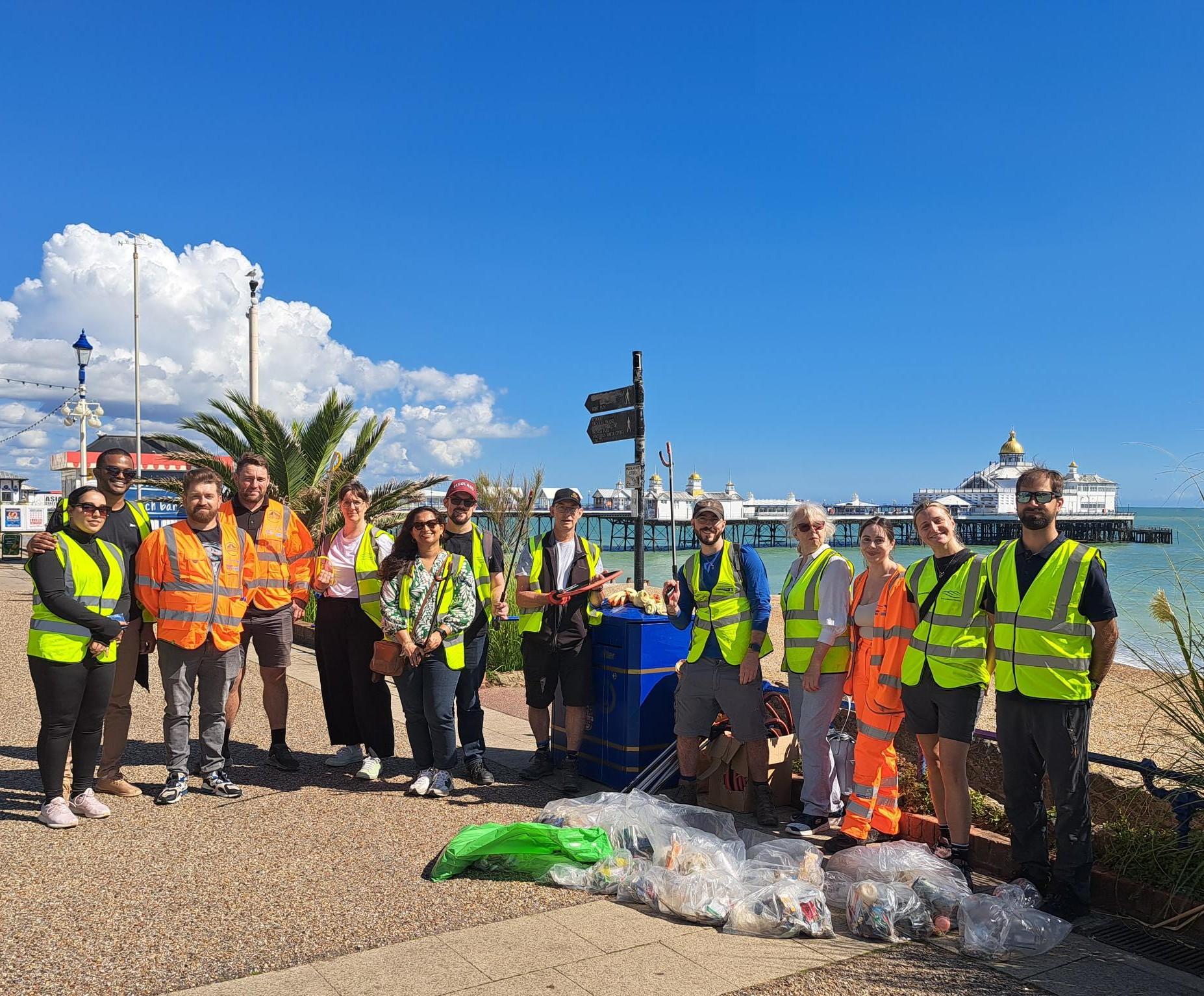 Eastbourne beach clean