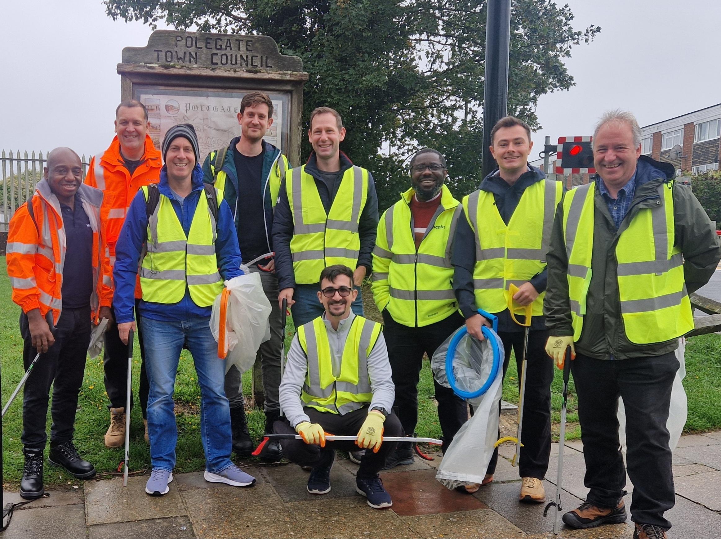 Our team on the Cuckoo Trail