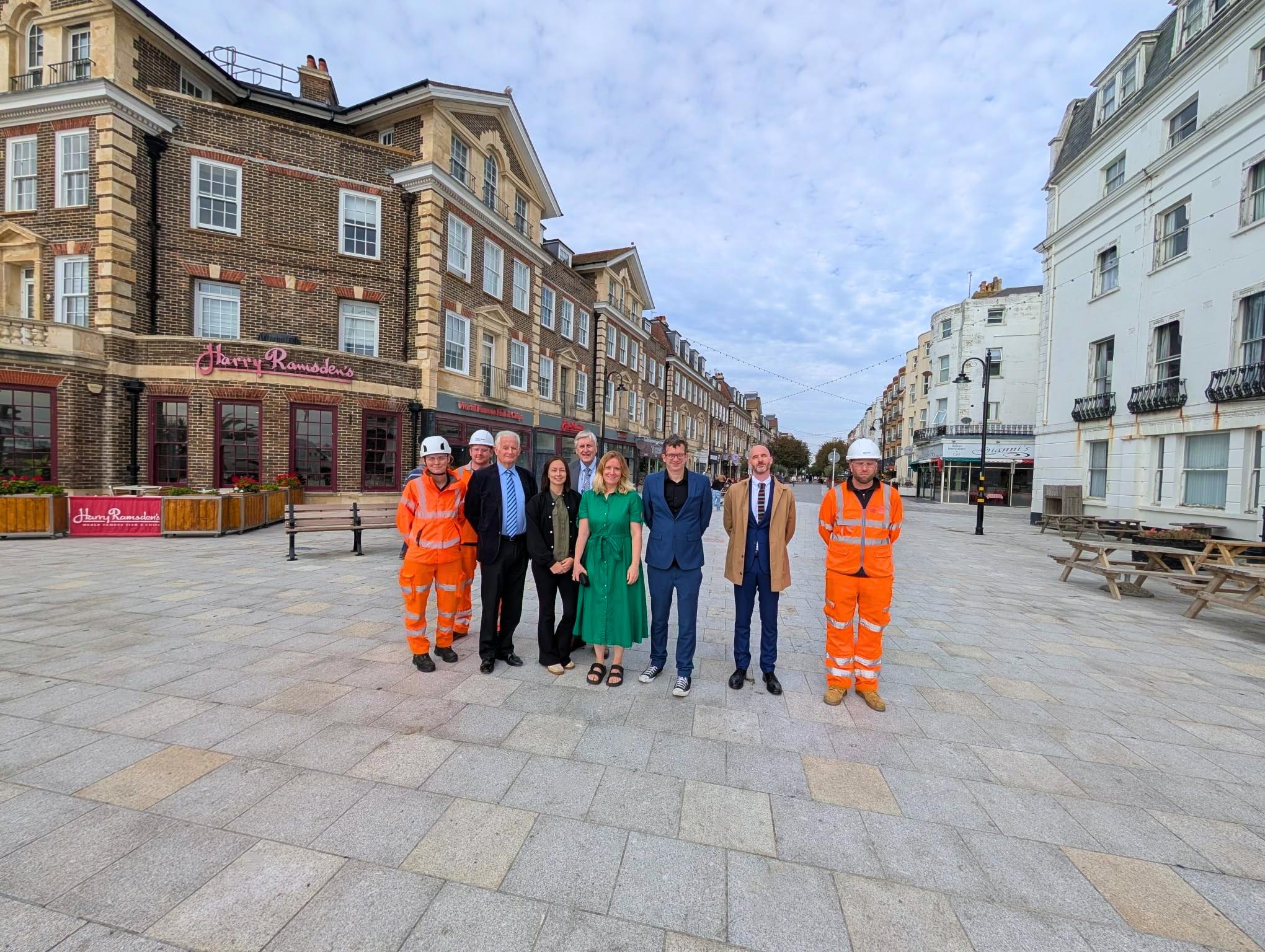 Your Elected Members and 
the project team on Terminus Road