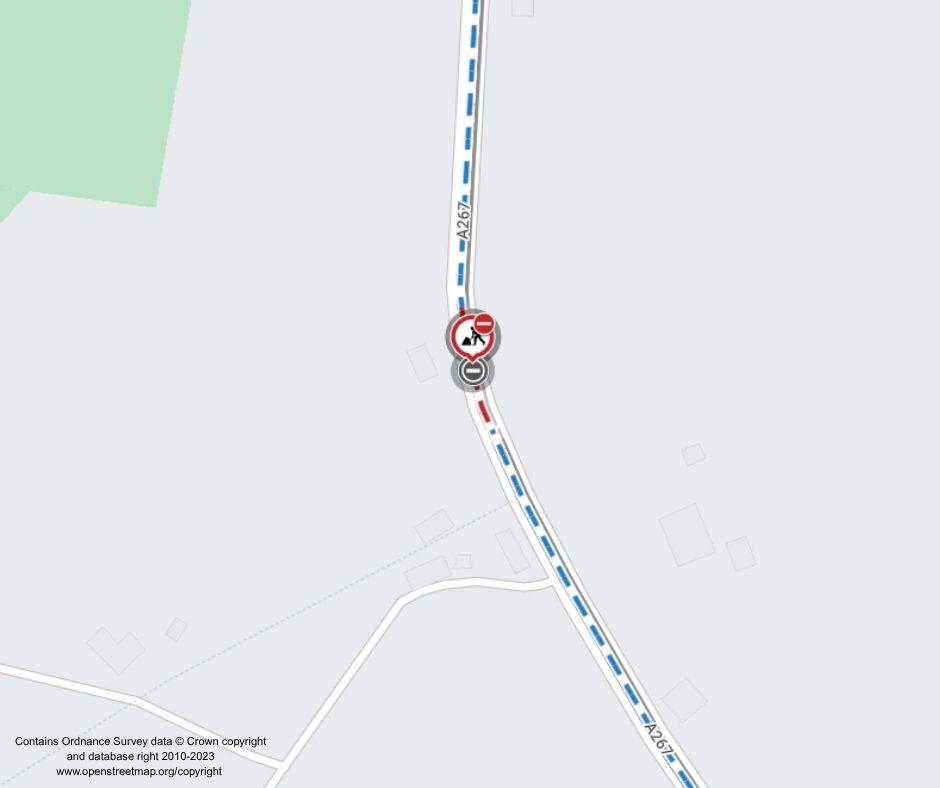 Map of works area