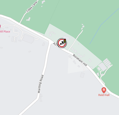 Map of works area