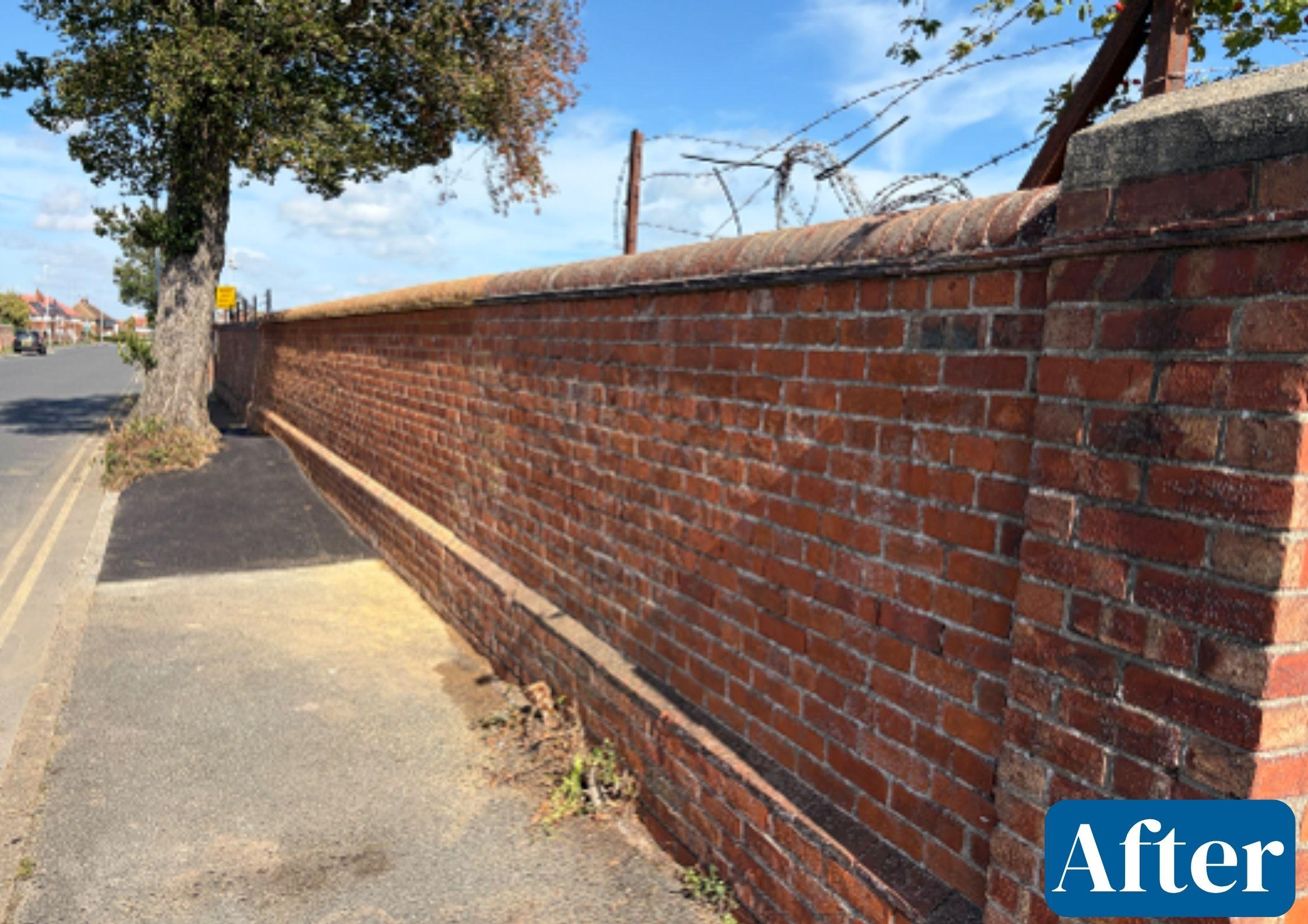A brand new wall for St. Phillips Avenue