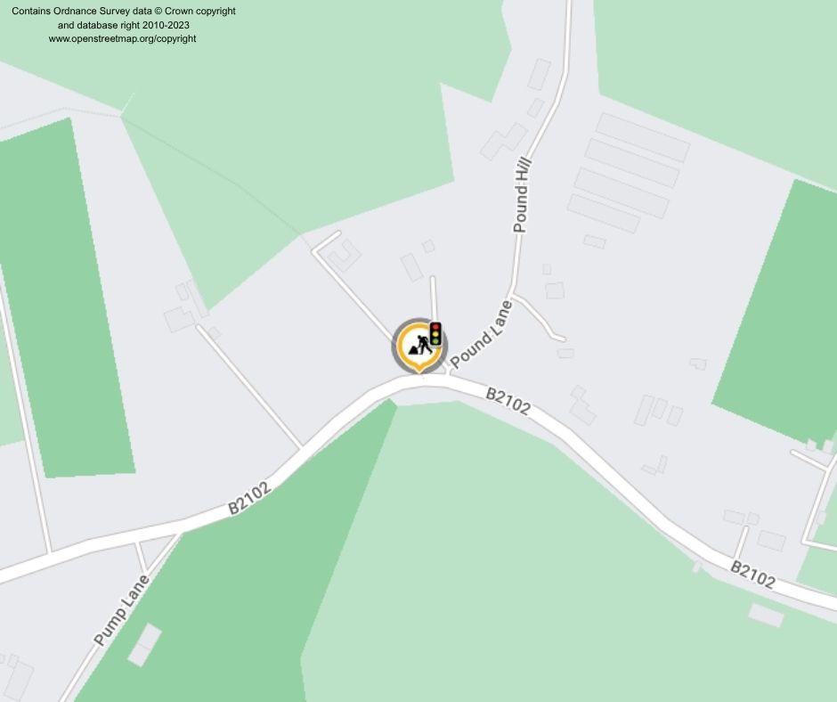 Map of works area 