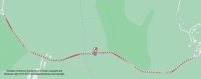 Map of works area