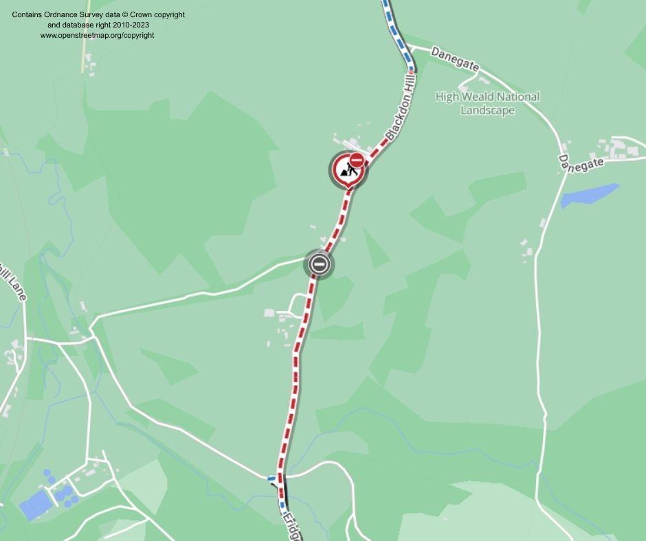 Map of works area