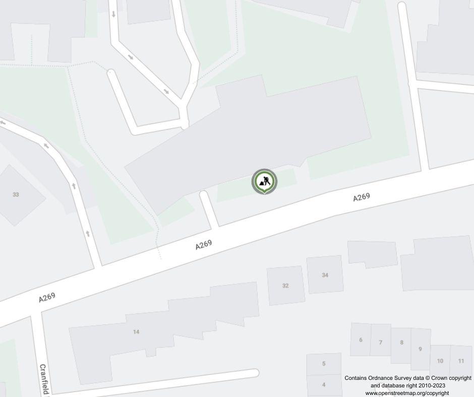 Map of works area