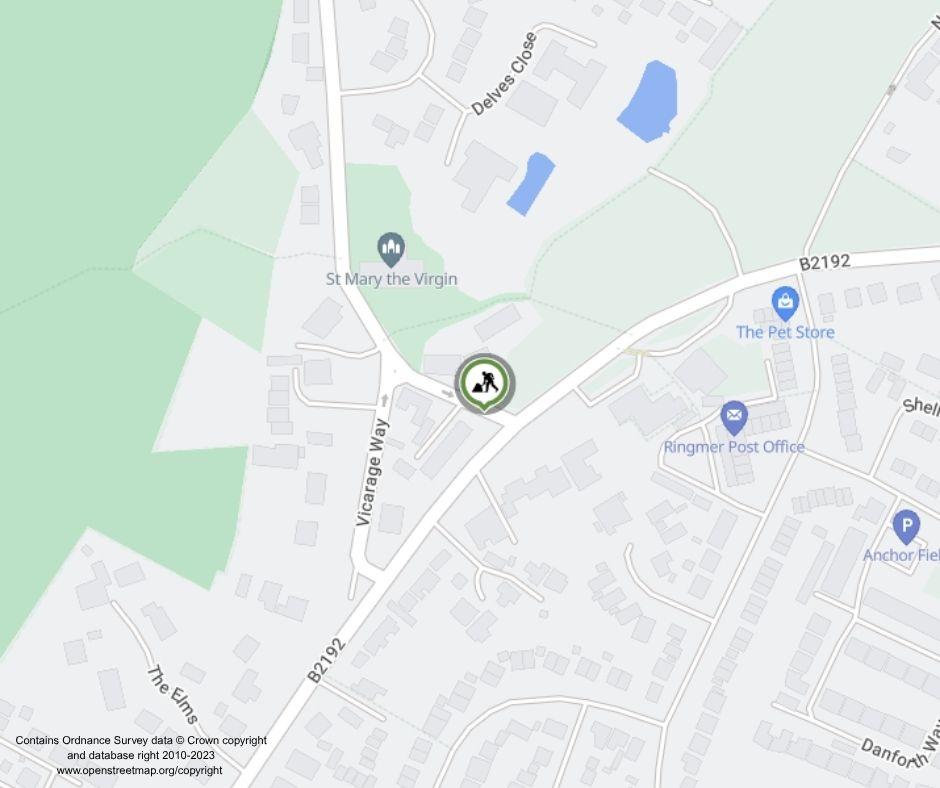 Map of works area