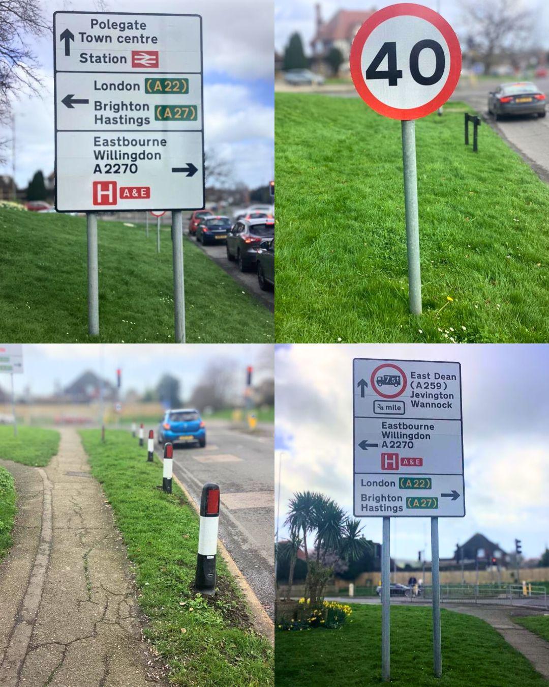 High Street and Wannock Road, Polegate