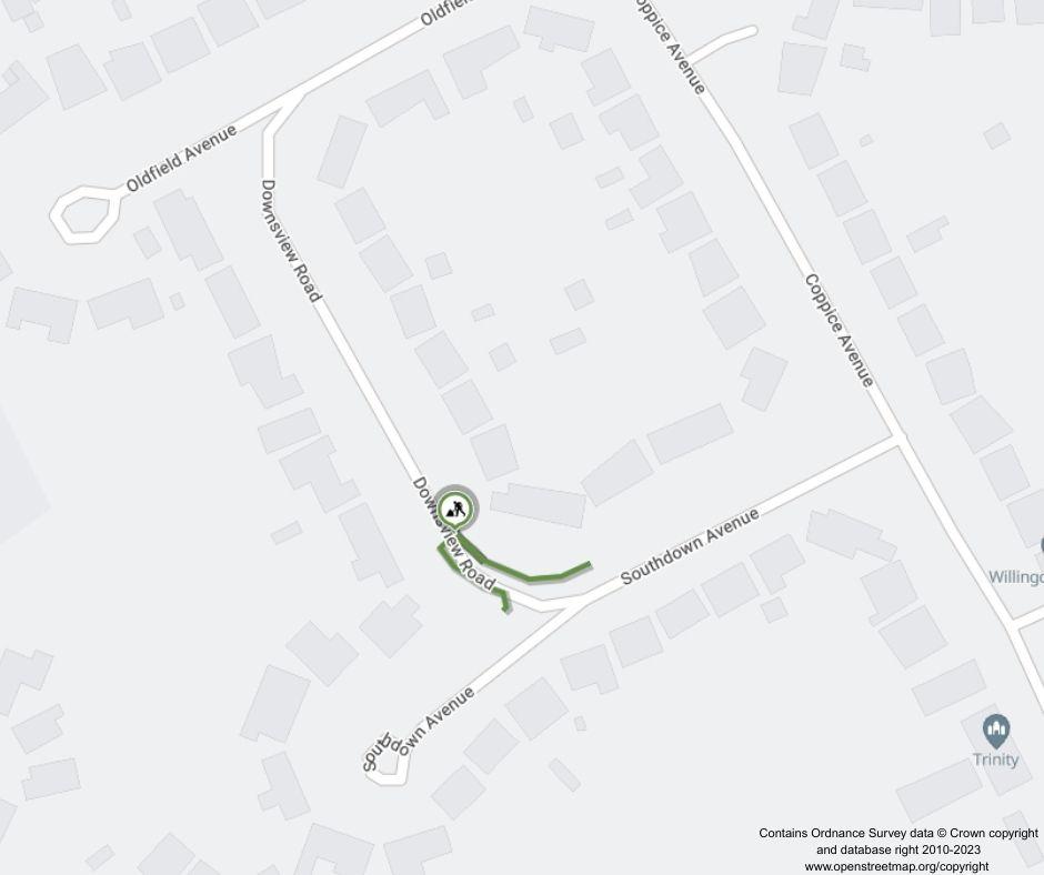 Map of works area