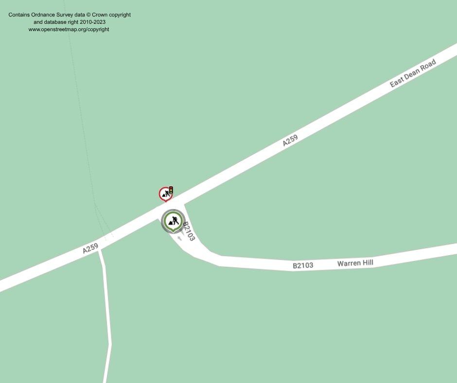 Map of works area