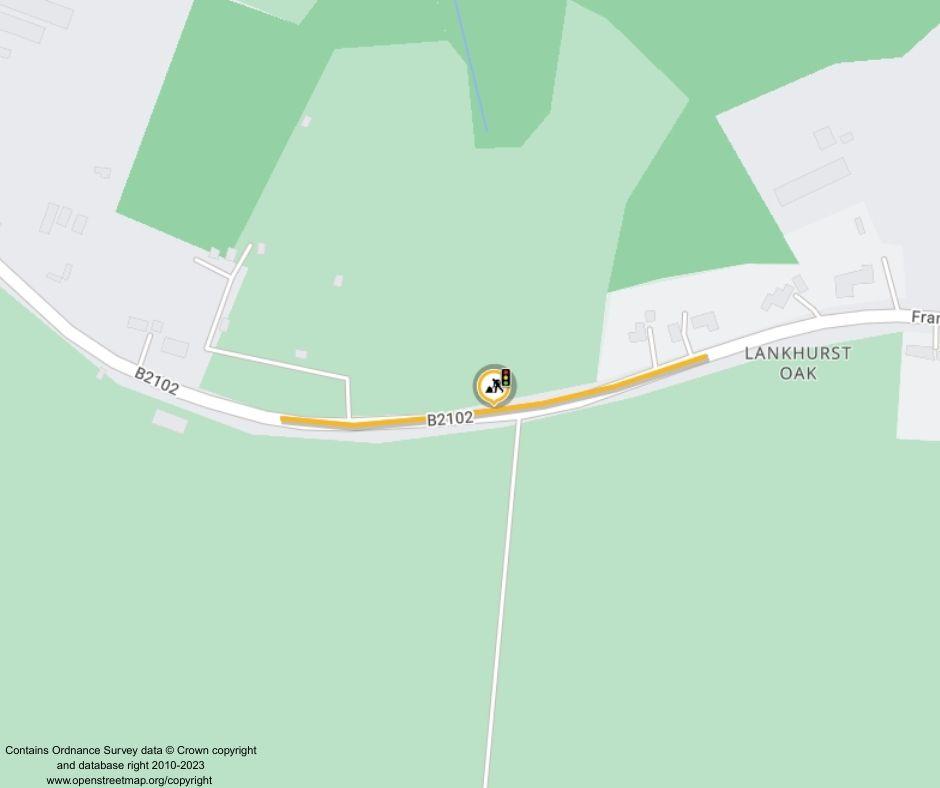Map of works area