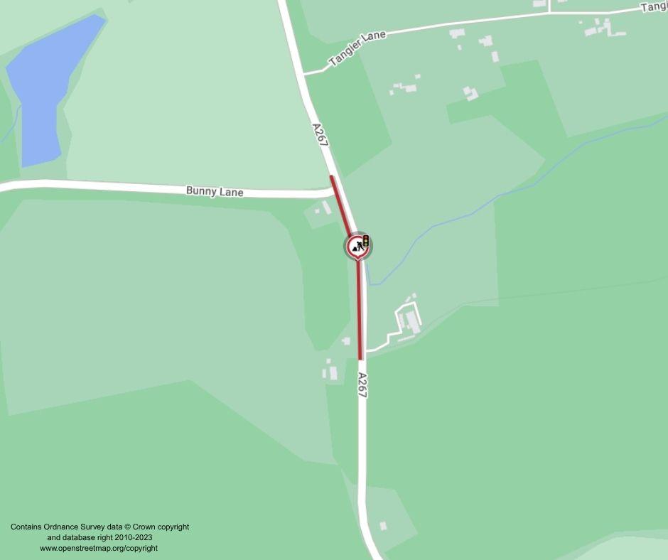 Map of works area