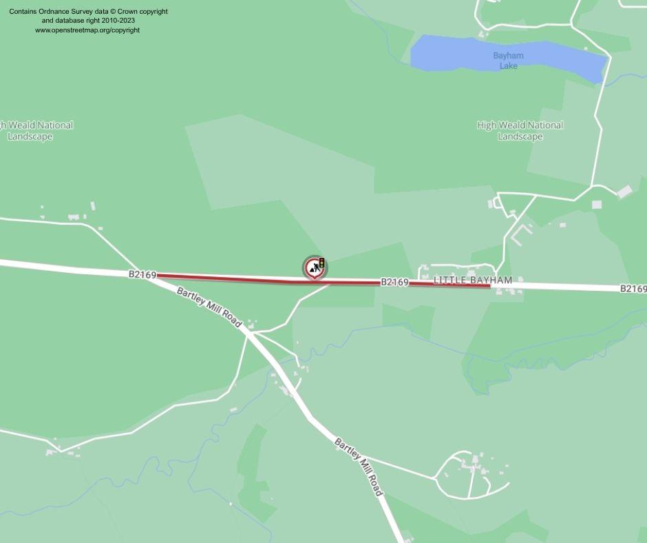 Map of works area