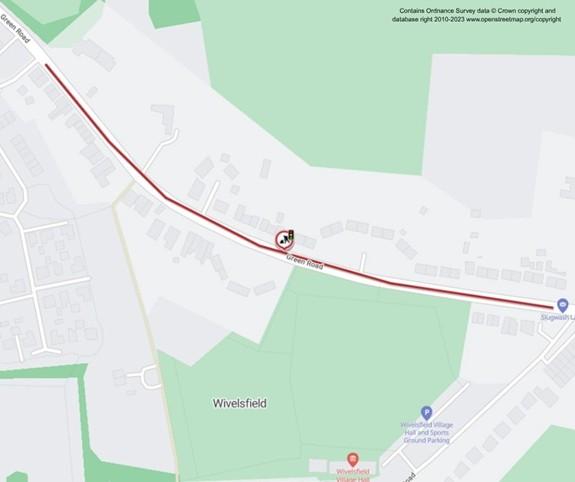 Map of works area