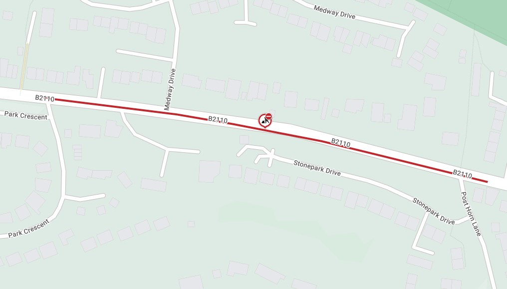 Map of works area