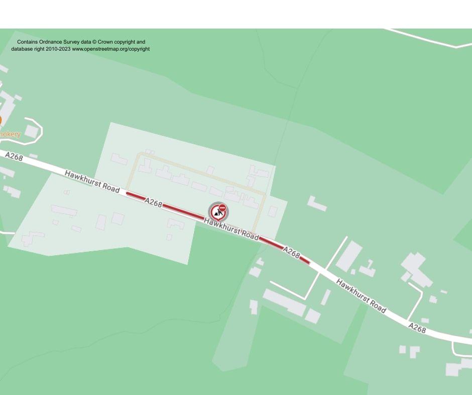 Map of works area