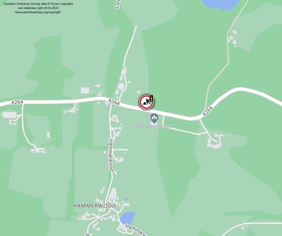 Map of works area