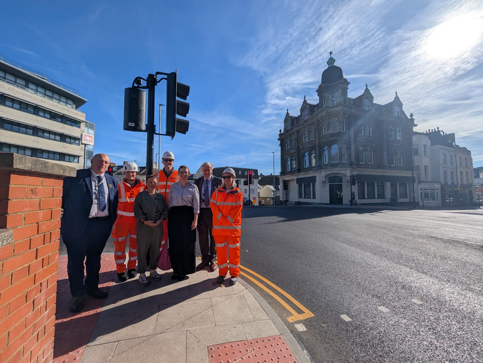 Your Elected Members and project team at Station Approach