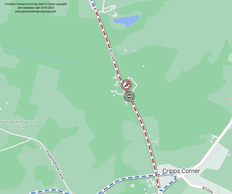Map of works area