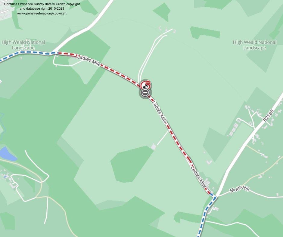 Map of works area