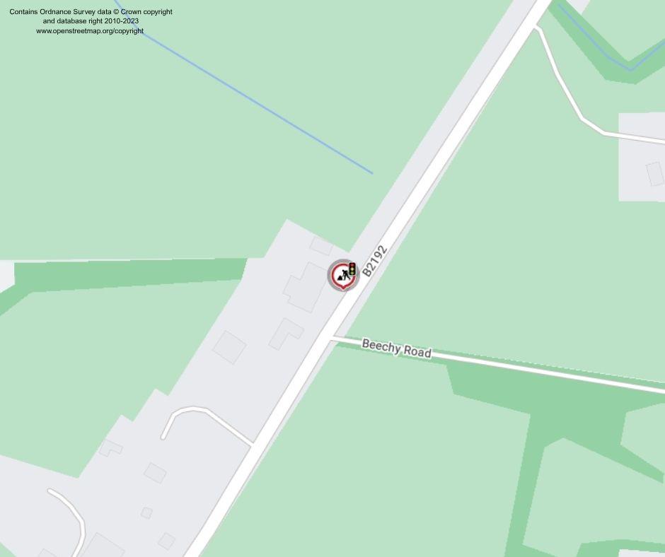 Map of works area