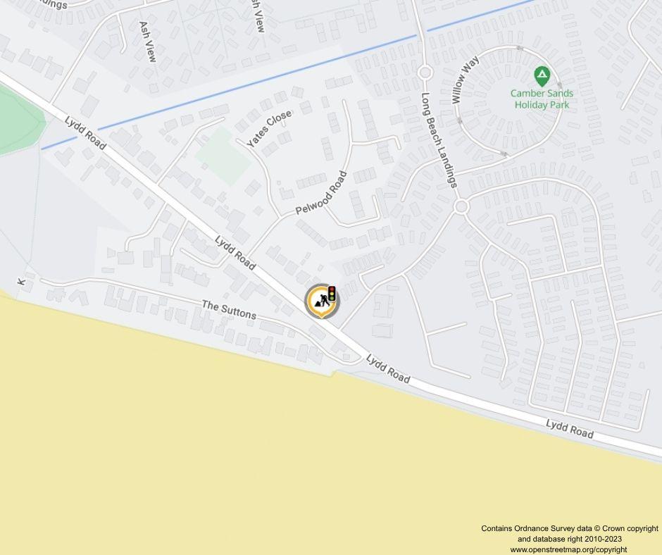 Map of works area