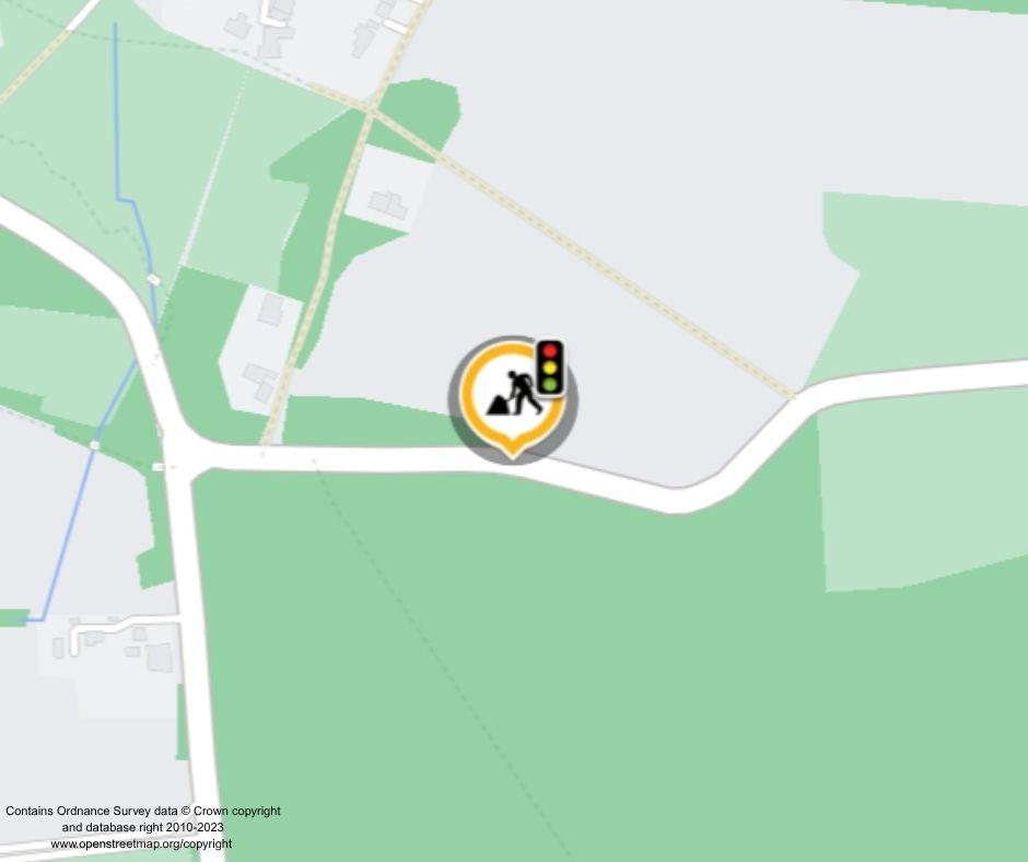 Map of works area