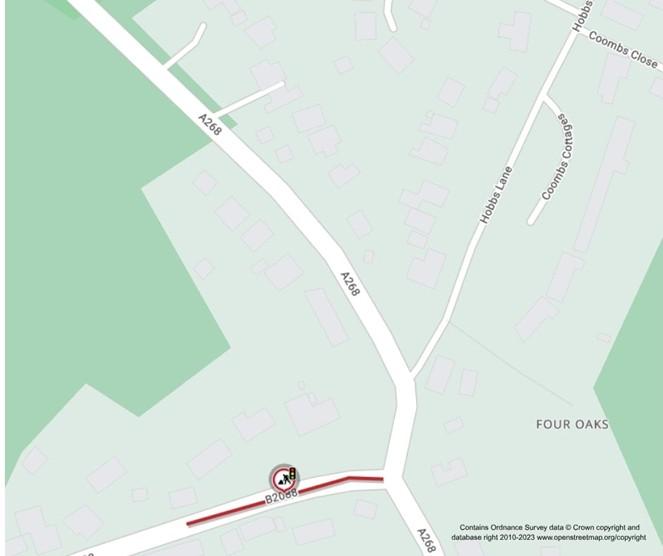 Map of works area