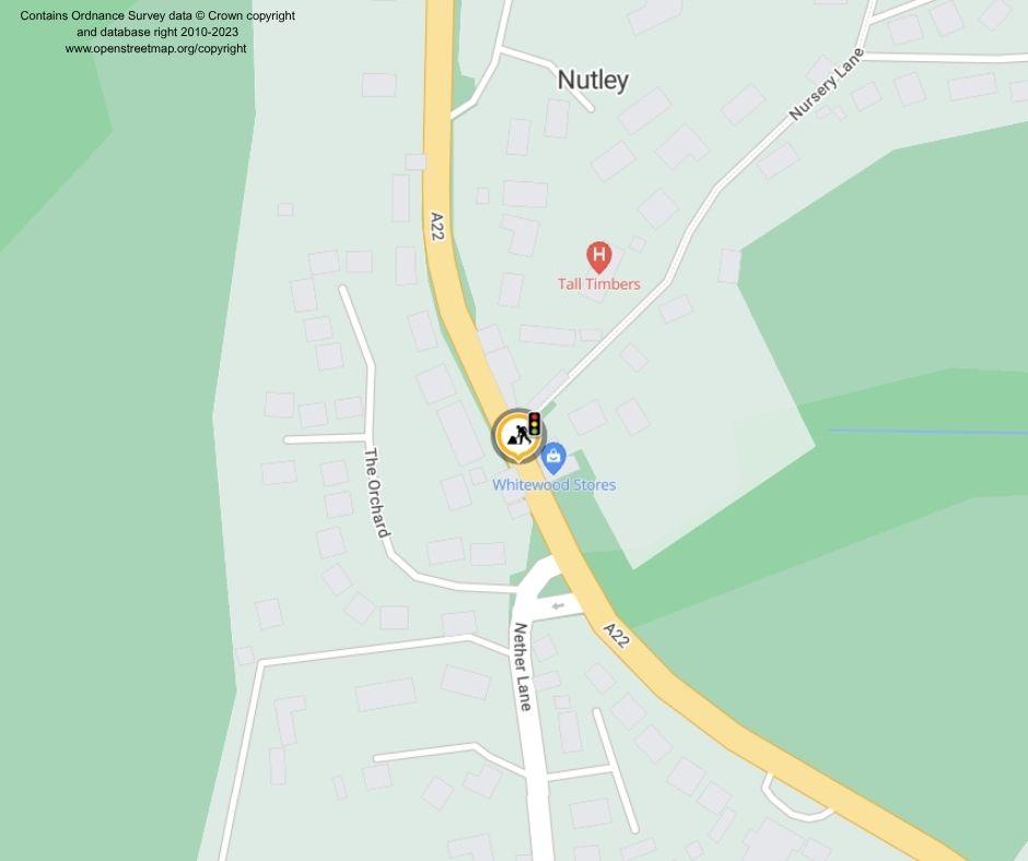 Map of works area