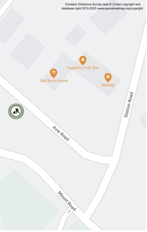 Map of works area