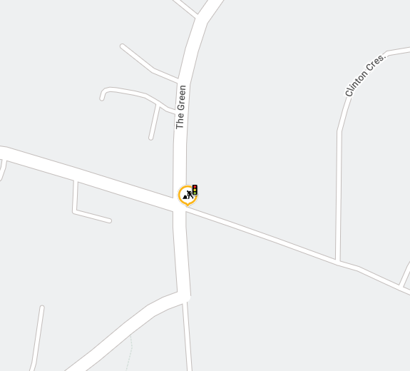 Map showing location of works area