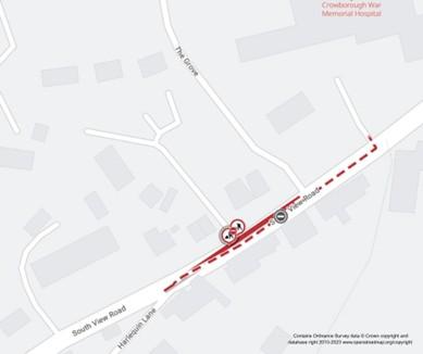 Map of works area