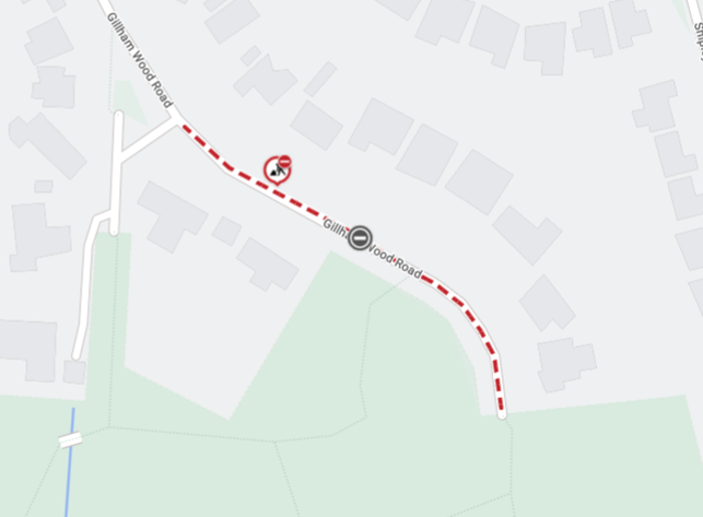 Map of works area 