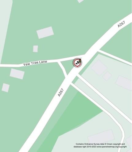 Map of works area  