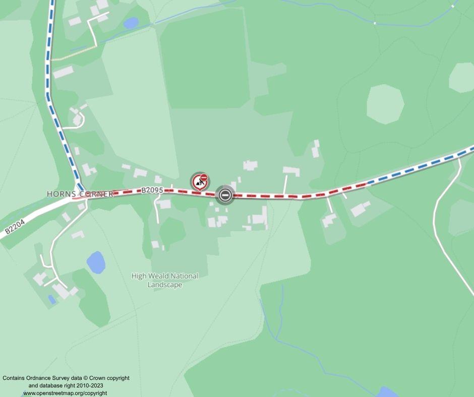 Map of works area