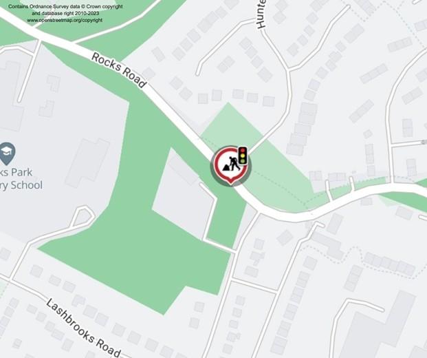 Map of works area