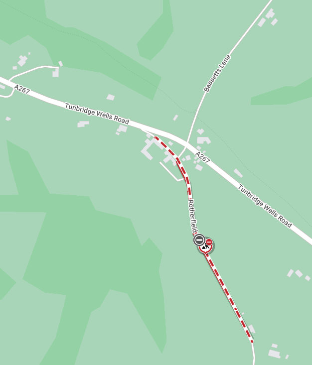 Map of works area