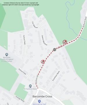 Map of works area