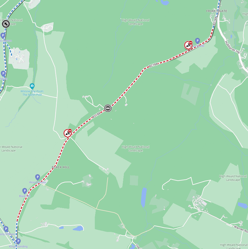Map of works location