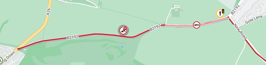 Map of works area