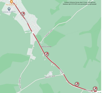Map of works area