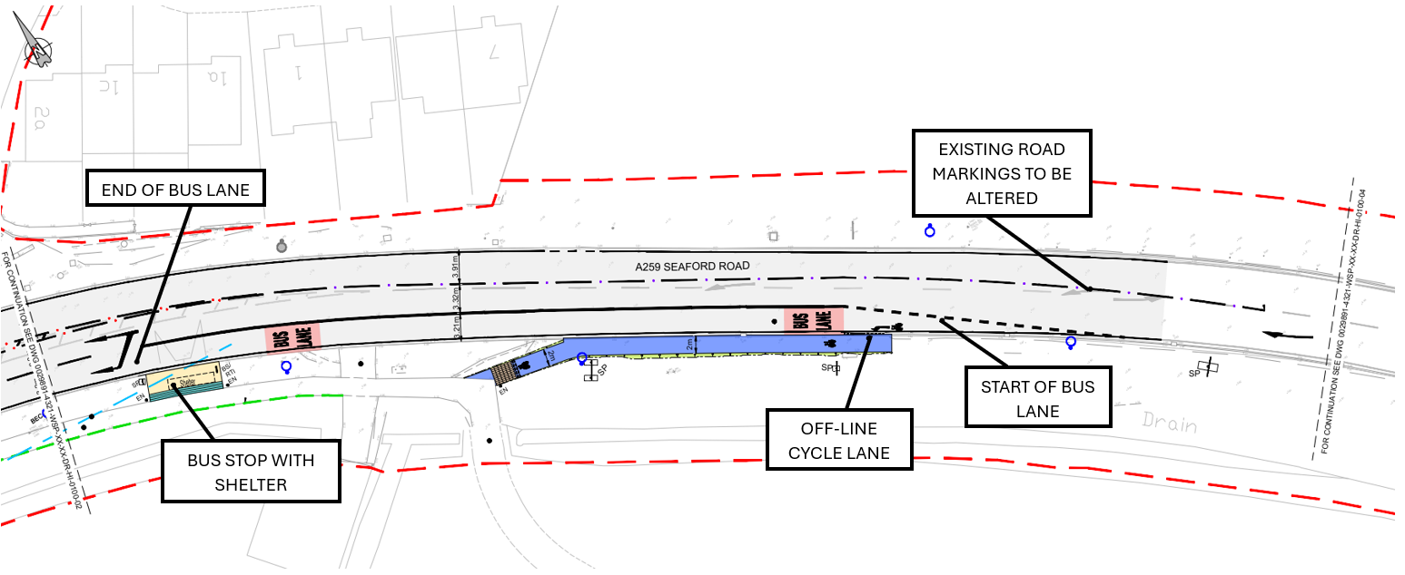 Seaford Road A259 GA Drawing