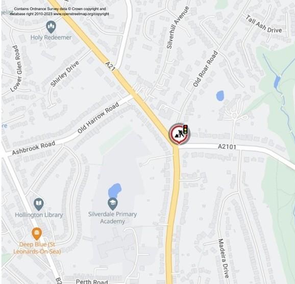 Map of works area 