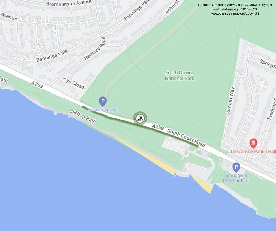 Map of works area