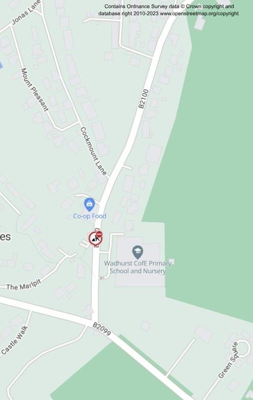 Map of works area