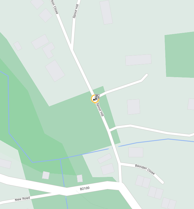 Map showing location of works area
