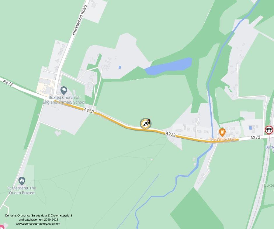 Map of works area