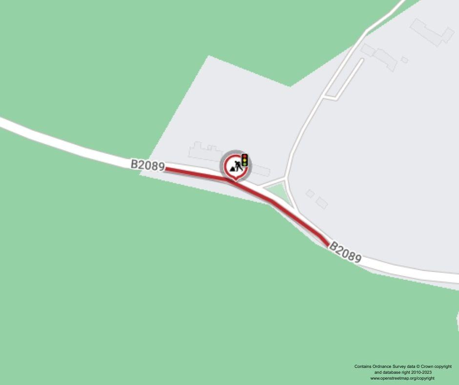 Map of works area