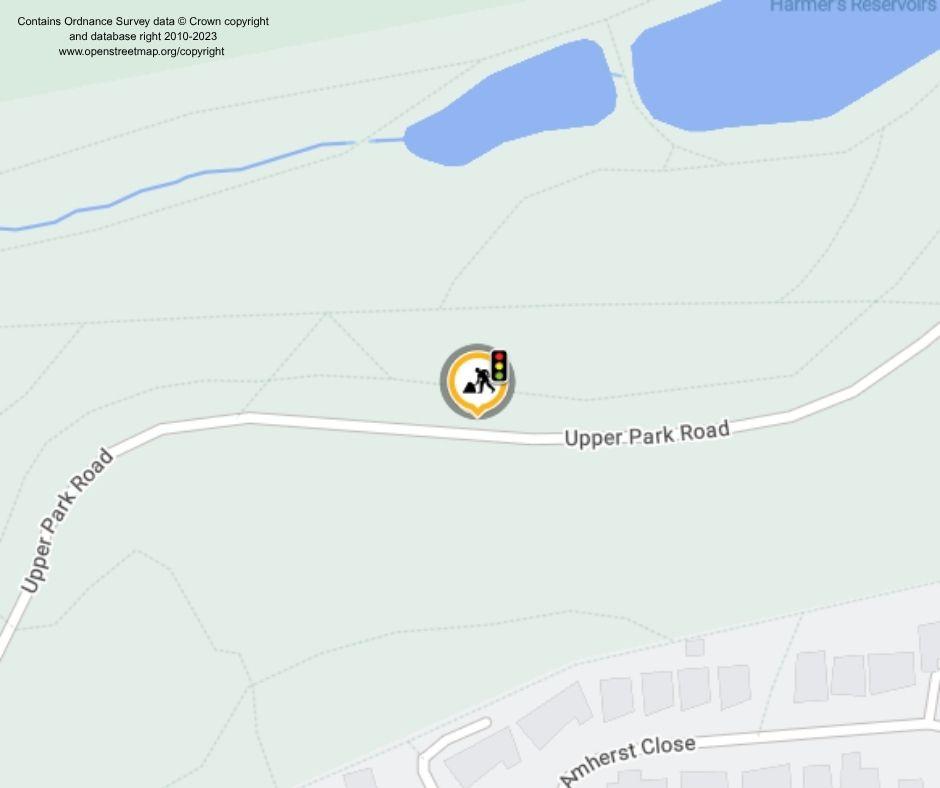 Map of works area